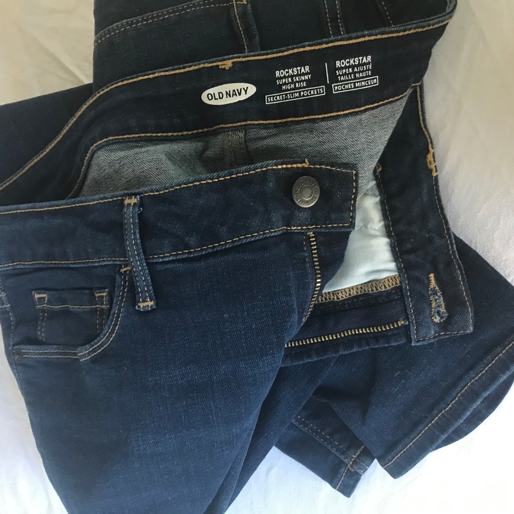 Old Navy ROCKSTAR SKINNY HIGH RISE 14